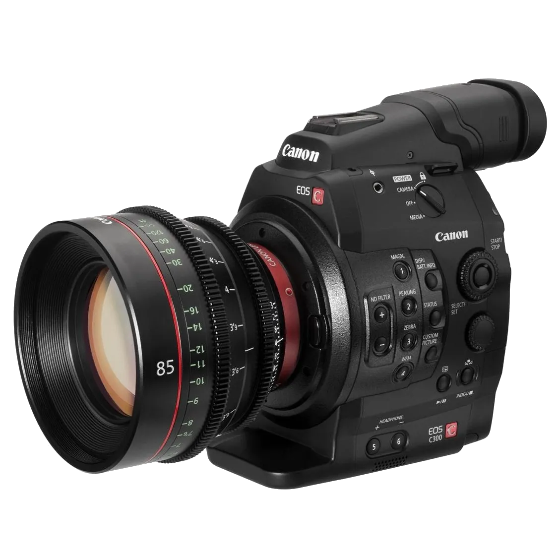 Замена диафрагмы Canon EOS C300